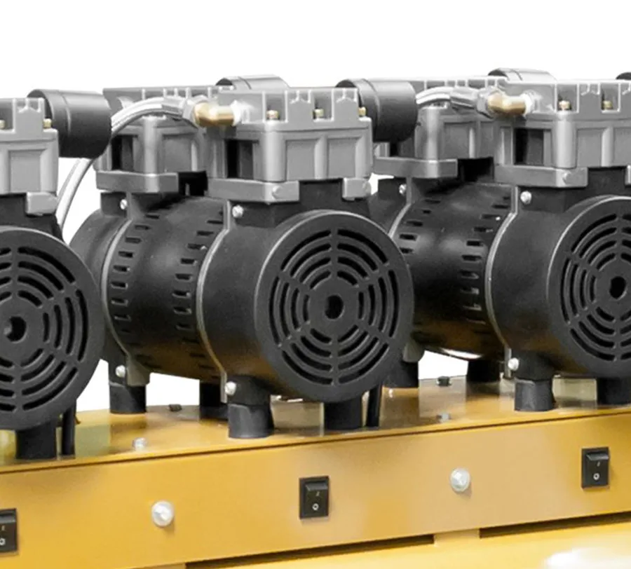 wuerwei w-620 безмасляный компрессор для 10-ти стоматологических установок с ресивером 430 л, 900 л/мин  3