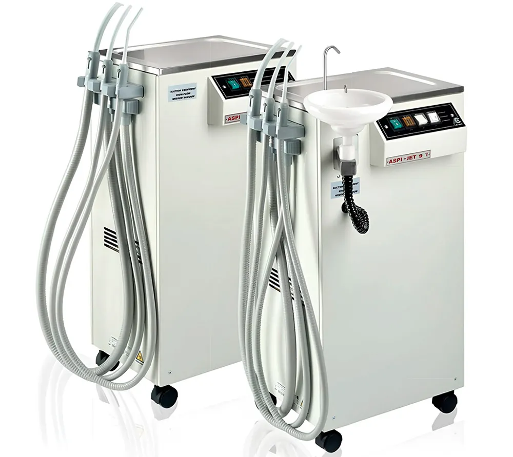 cattani aspi-jet 9 мобильный стоматологический аспиратор для 1 установки, 1250 л/мин