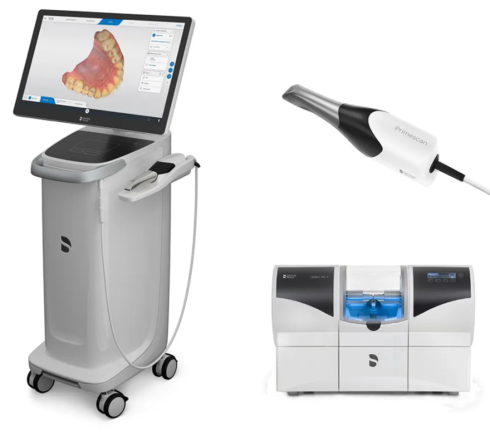 sirona primescan высокоскоростной интраоральный сканер  2
