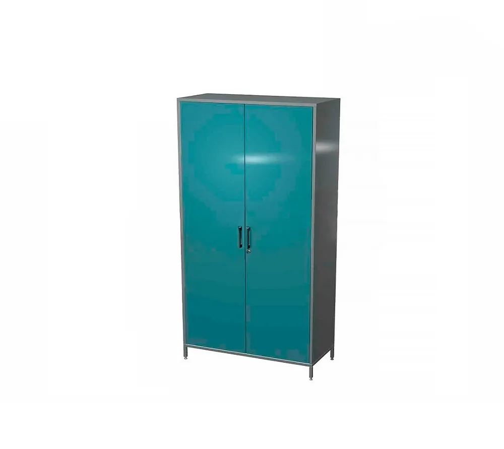 arkodor ar-xc24a шкаф с двумя распашными металлическими дверьми, с замком, сейфом, четырьмя металлическими полками