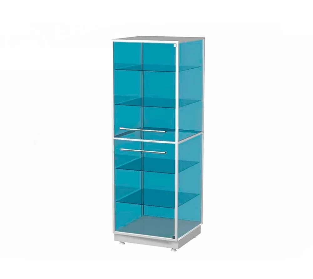 arkodor ar-95 шкаф с двумя распашными застекленными дверями, четырьмя стеклянными полками, стеклянная дверь с замком