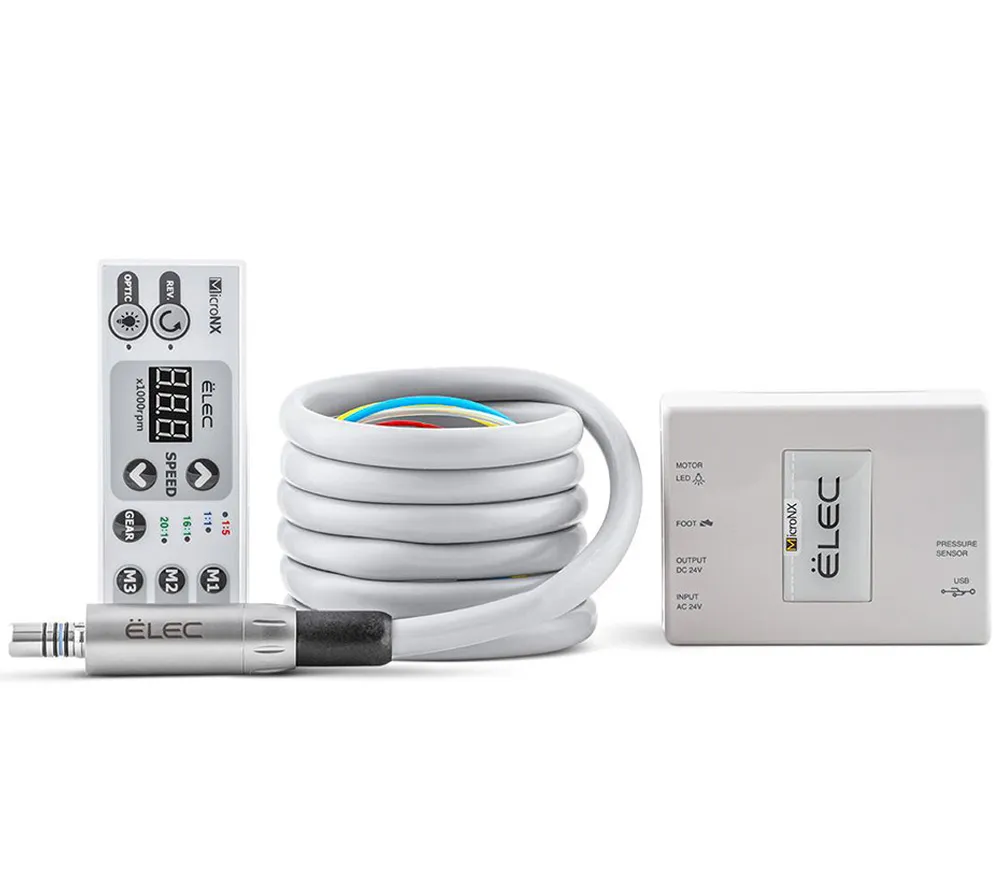 micro nx el-b40l встраиваемый бесщеточный микромотор с оптикой  2