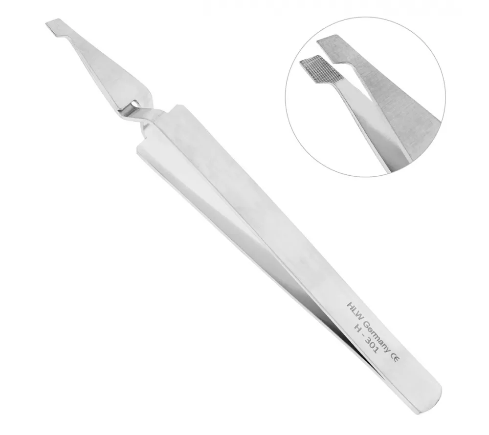 hlw пинцет обратный,130мм