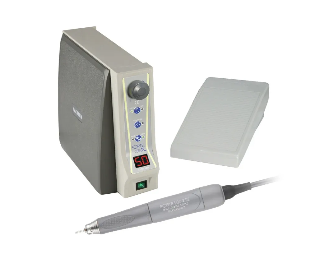 saeshin forte 200a/f100 aiii, бесщеточный микромотор зуботехнический