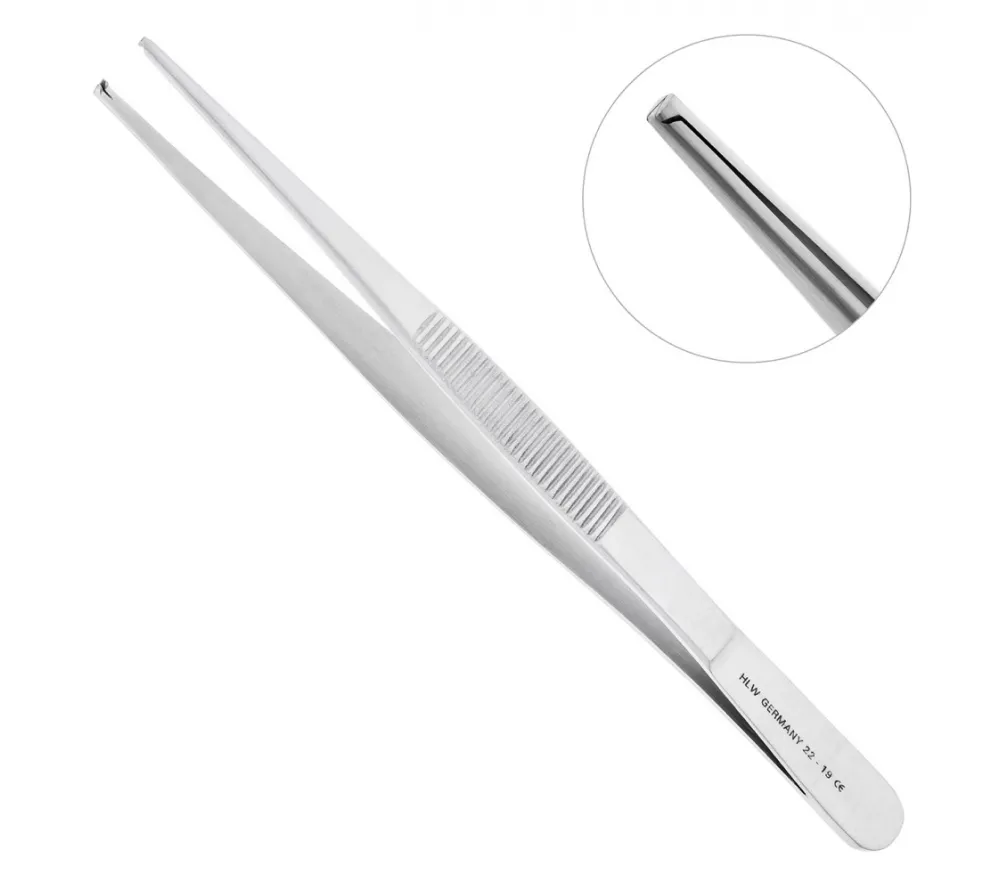 hlw пинцет хирургический, 140 мм
