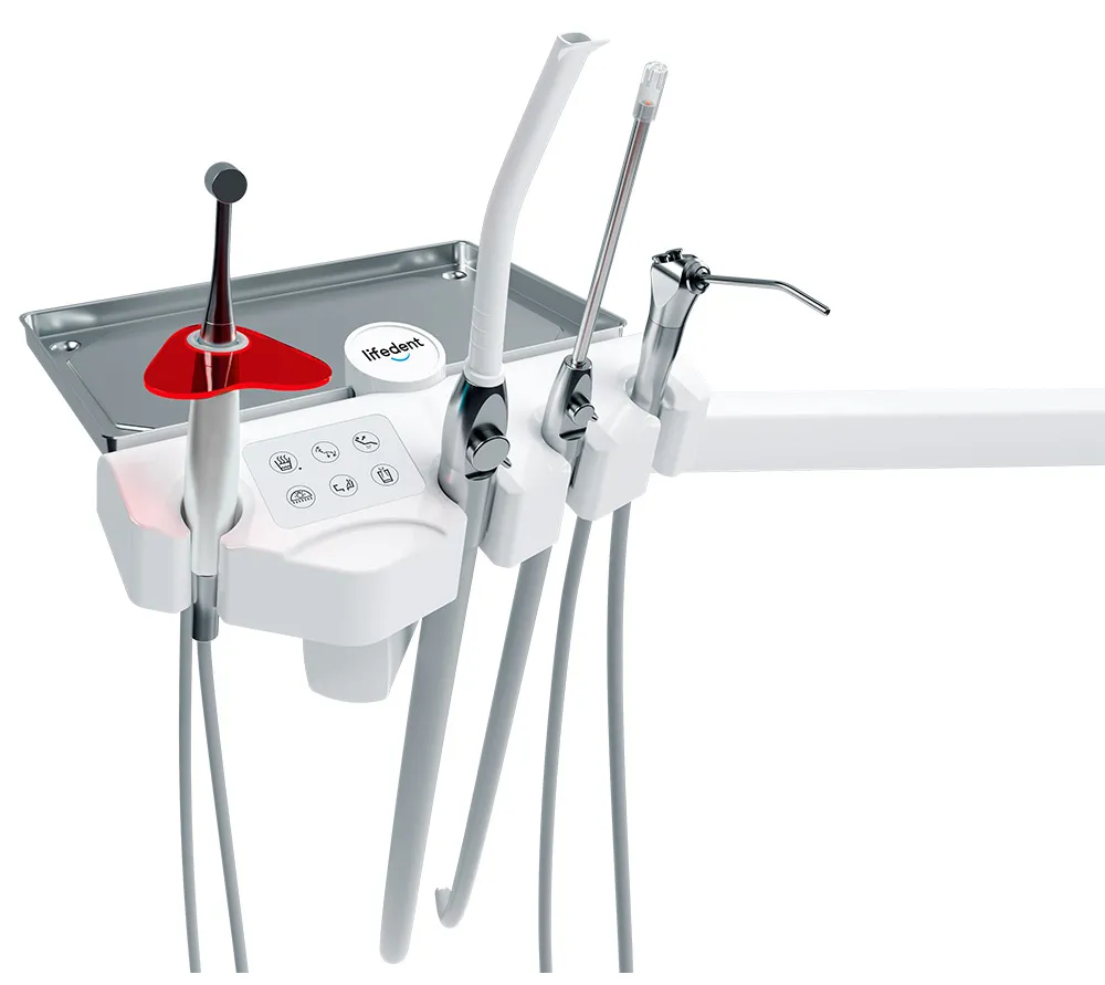 lifedent p3-t стоматологическая установка с подкатным модулем  6