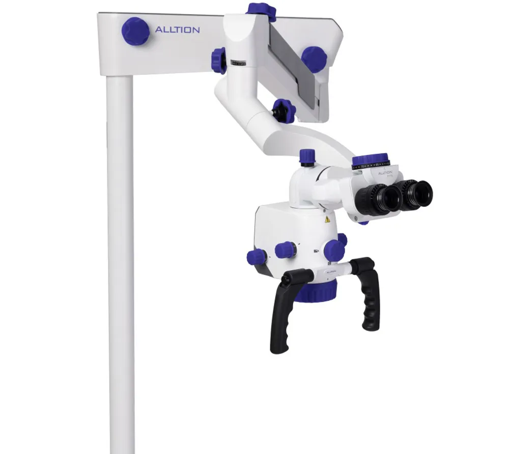 alltion am-5000vf стоматологический микроскоп с вариоскопом и флуоресцентным режимом