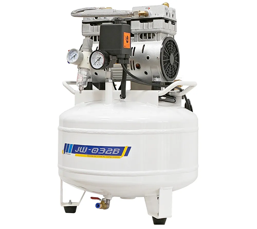 junwei jw-032b безмасляный компрессор с ресивером 45 л, 100 л/мин