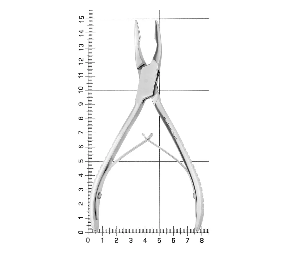 hlw blumenthal кусачки костные, 15см, 3,5мм, 45° угол рабочей части  5
