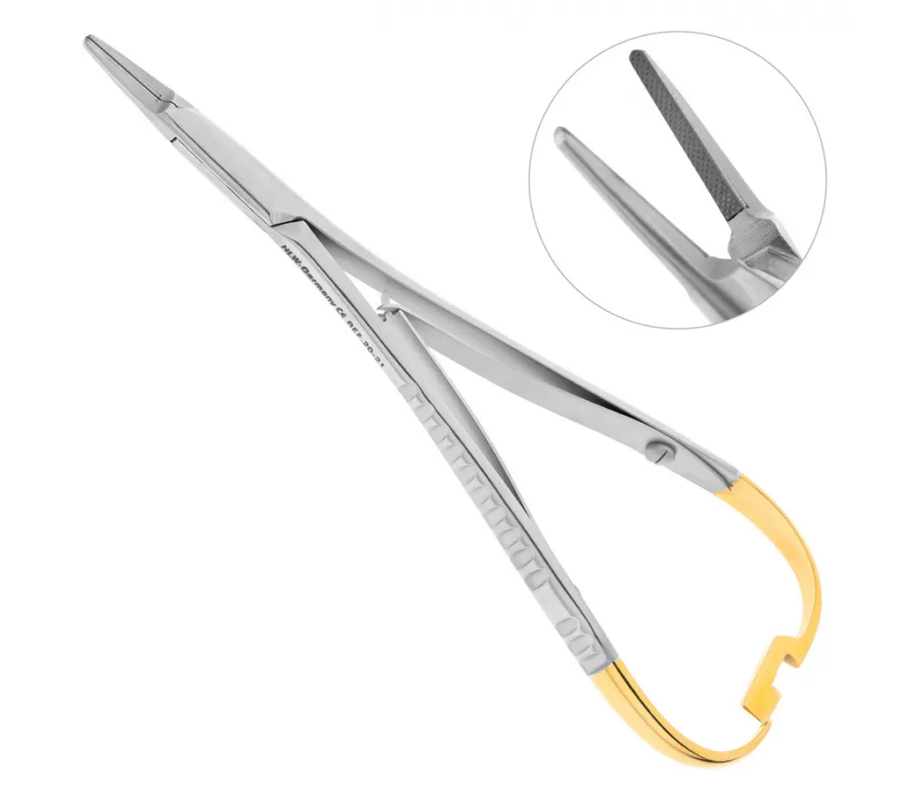 hlw mini-rider lichtenberg tc иглодержатель хирургический, 14 см