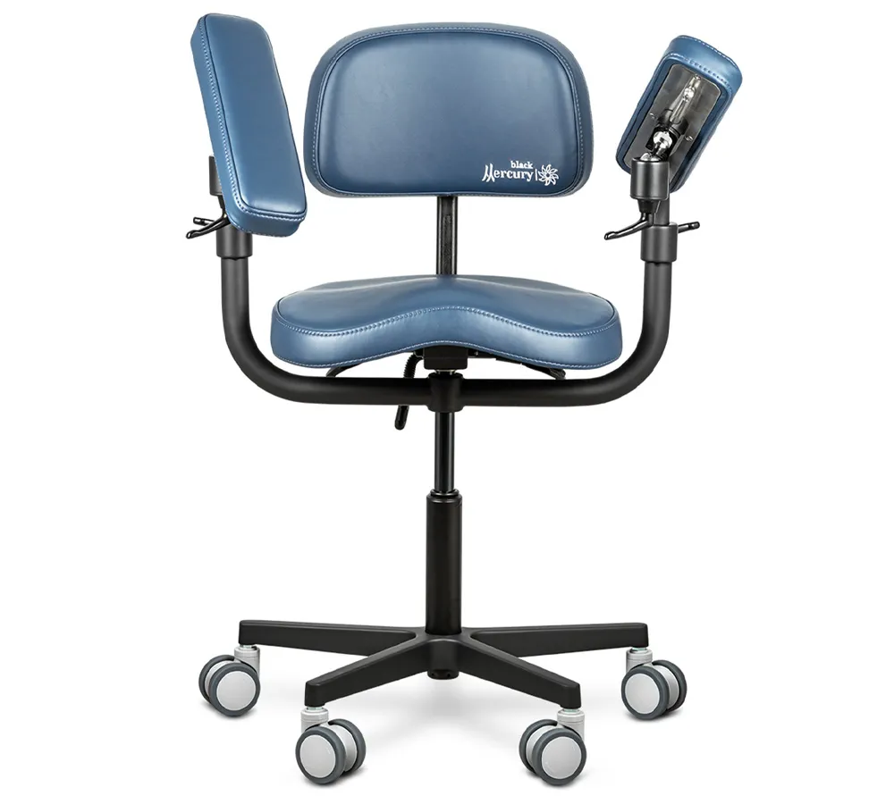 mercury elite comfort black cтул микроскописта   2