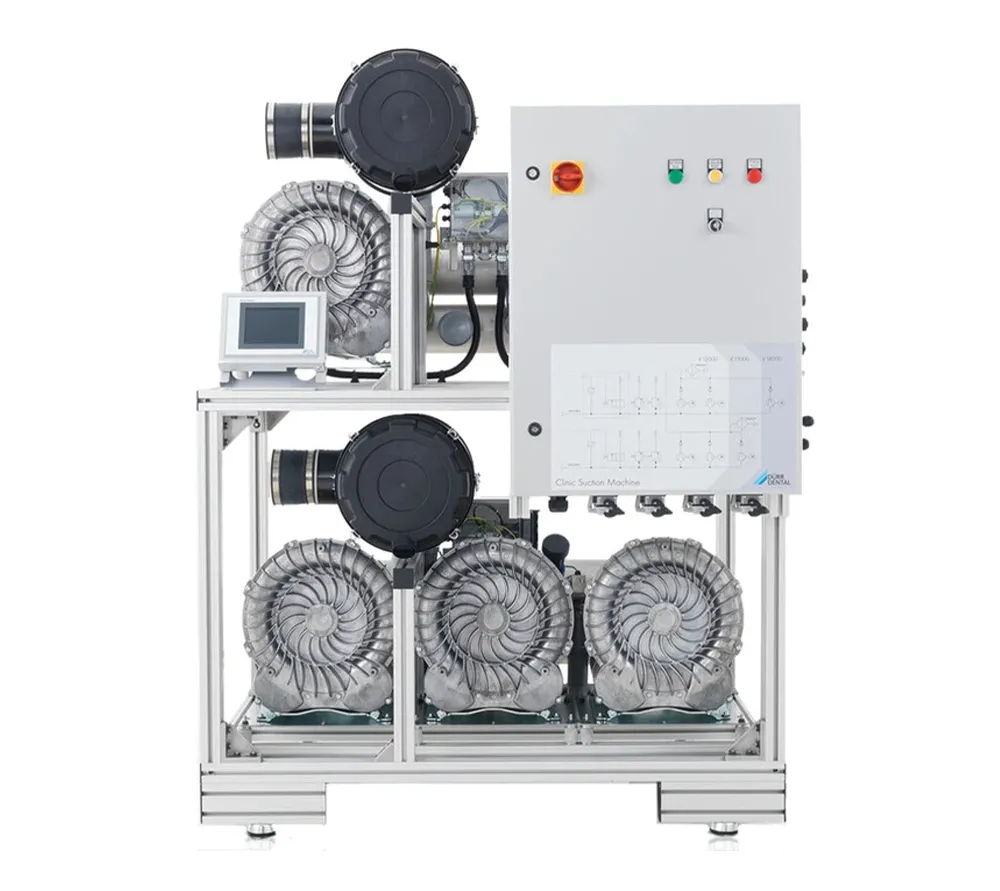 dürr dental v 15000 вакуумная помпа для 80 стоматологических установок, без кожуха