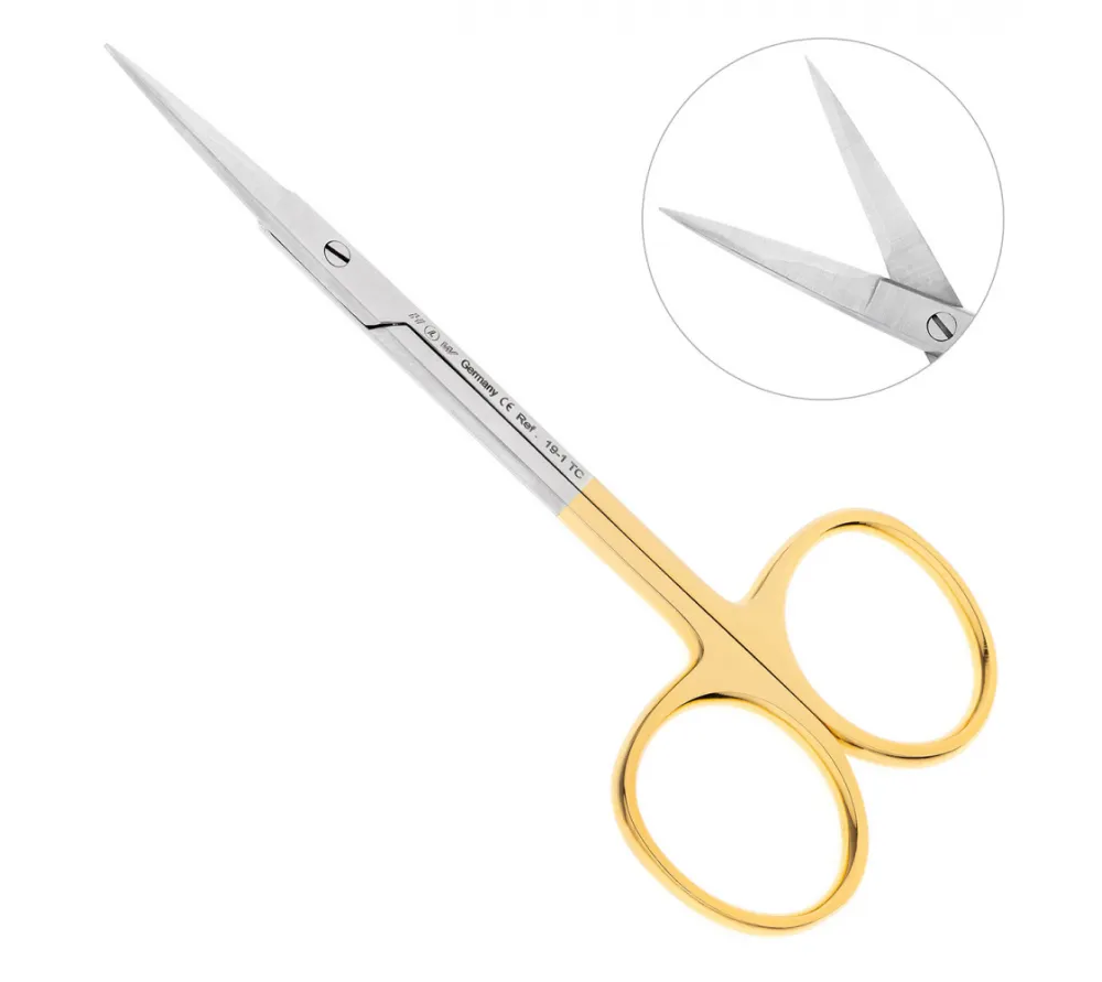 hlw iris-schere tc ножницы прямые, 115 мм