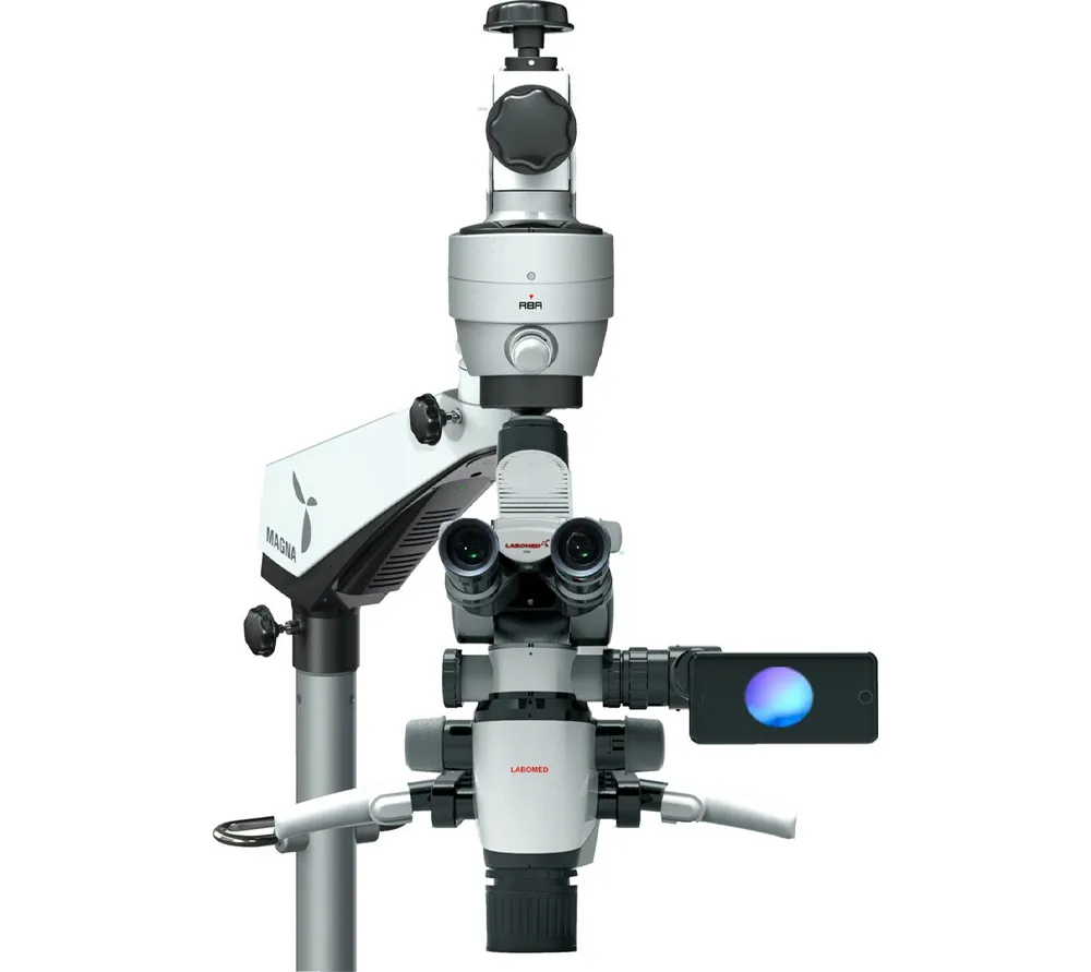 labomed magna стоматологический моторизованный операционный микроскоп со светодиодным освещением  4