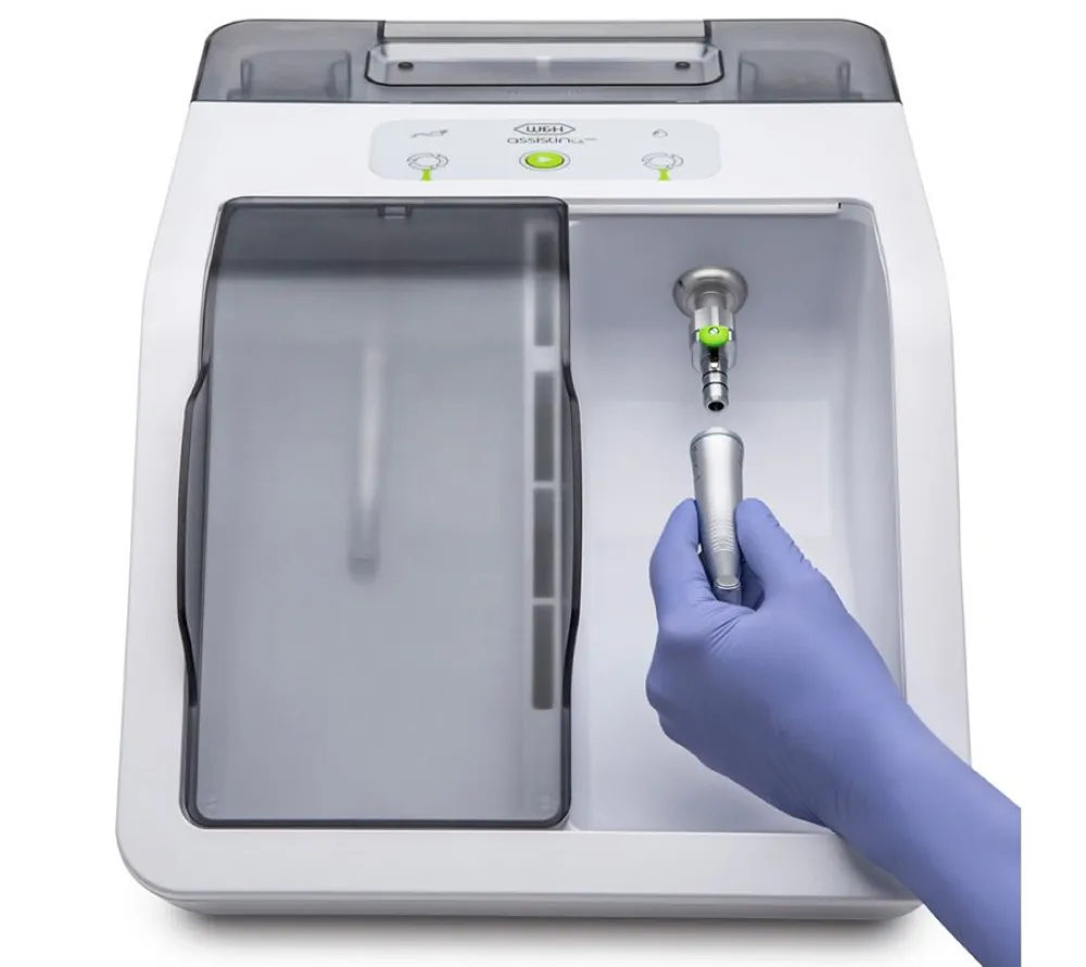 w&h assistina twin аппарат для чистки и смазки наконечников  2