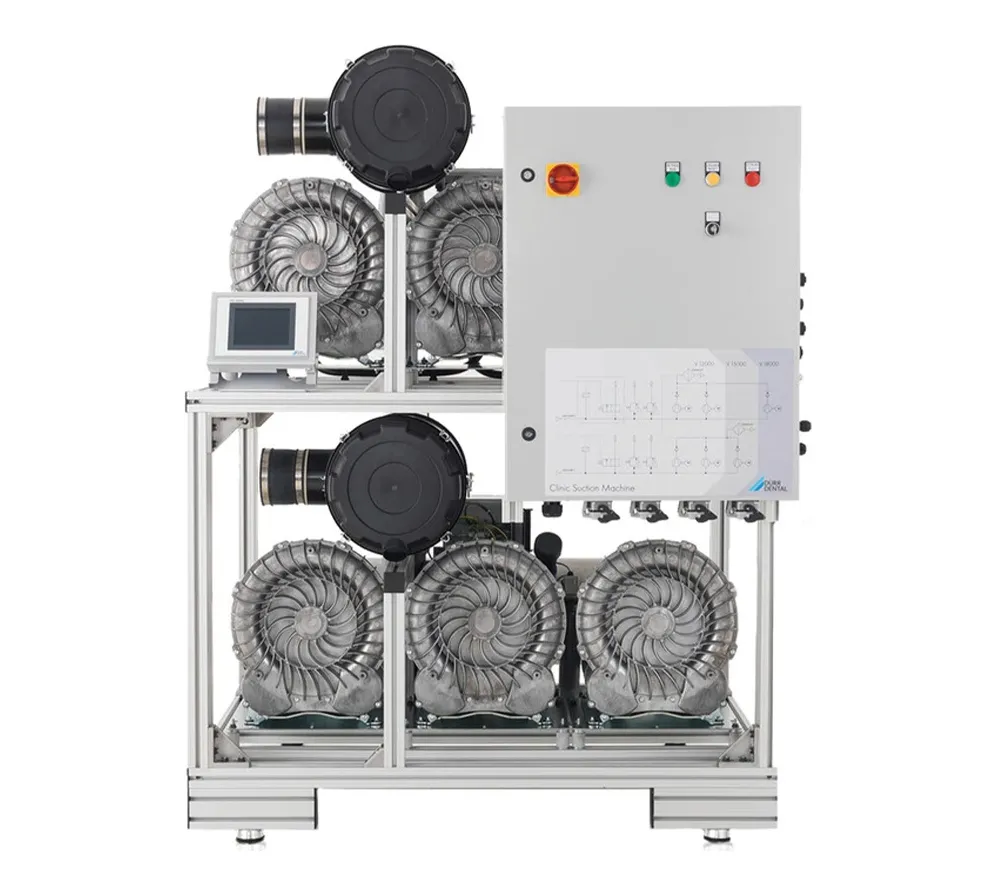 dürr dental v 18000 вакуумная помпа для 100 стоматологических установок, без кожуха