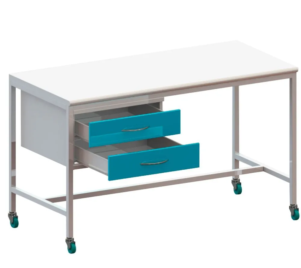 виталия сл-2 стол лабораторный, столешница из нержавеющей стали