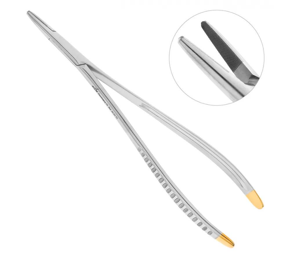 hlw toennis tc иглодержатель хирургический прямой, 18 см