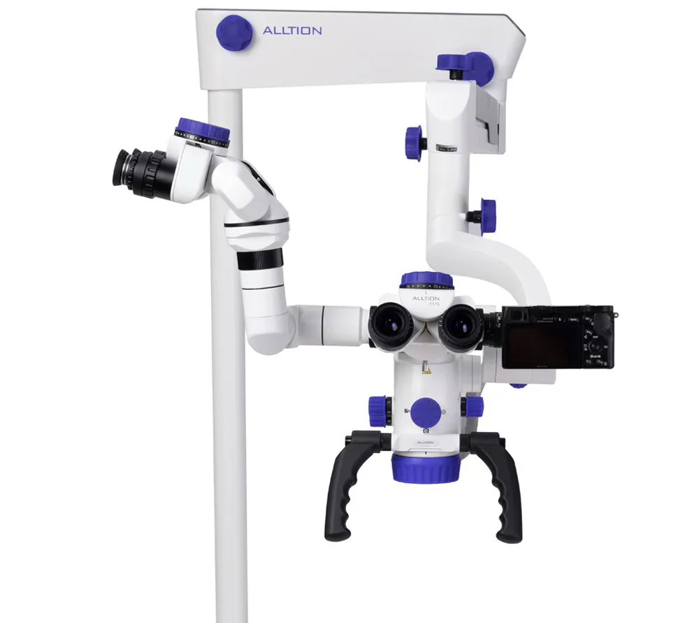 alltion am-5000v стоматологический микроскоп с вариоскопом  7
