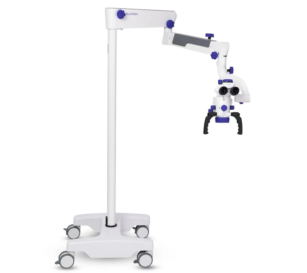 alltion am-5000vf стоматологический микроскоп с вариоскопом и флуоресцентным режимом  8