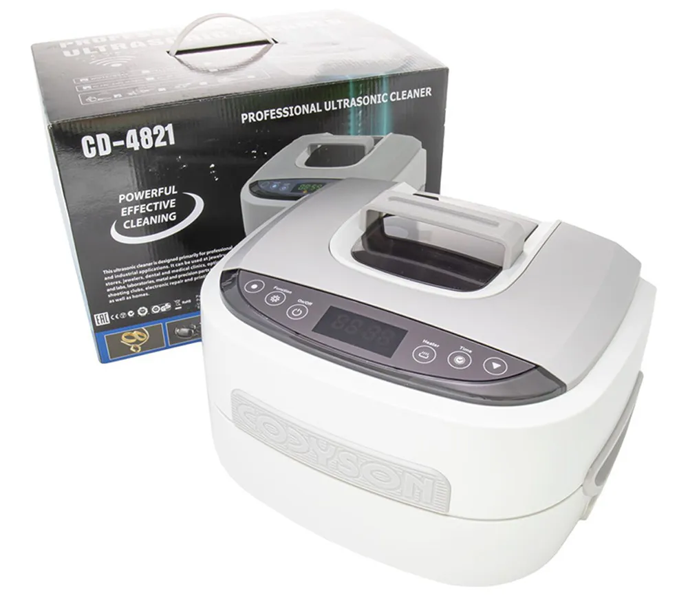 codyson cd-4821 ультразвуковая мойка с подогревом, 2,5 л  5