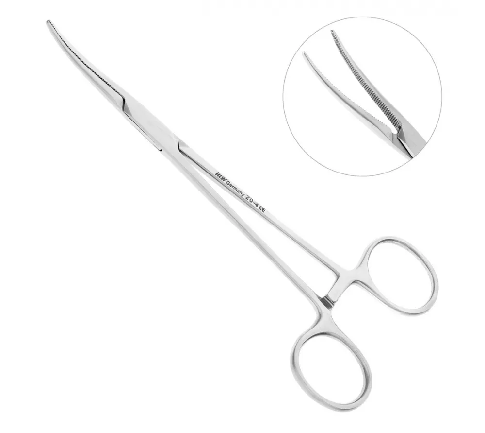 hlw rankin-crile зажим изогнутый,16,0 см