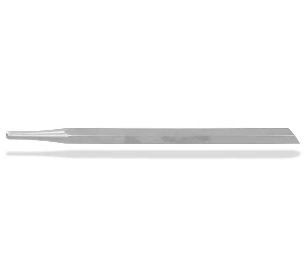 hahnenkratt handle for mouth mirrors, ss ручка из сатинированной нержавеющей стали с шестигранным сечением и измерительной шкалой (130 мм)  3