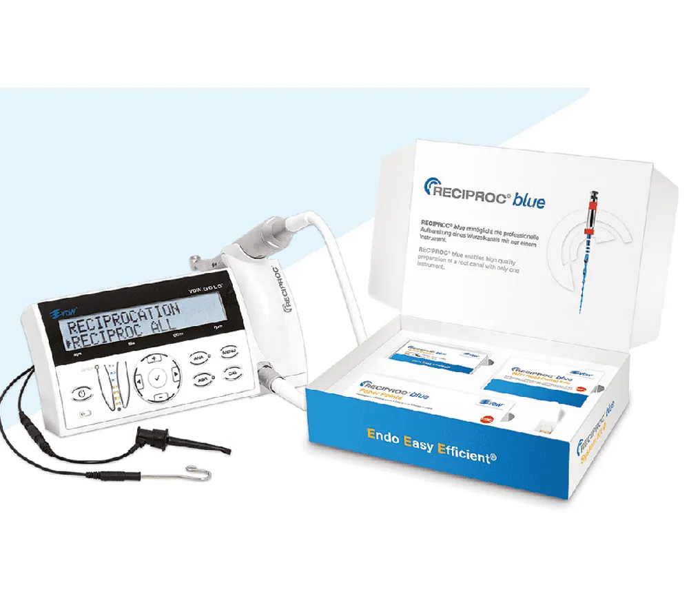 vdw gold reciproc + sirona 6.1 эндомотор с функцией reciproc, апекслокатором и угловым наконечником sirona 6.1  6