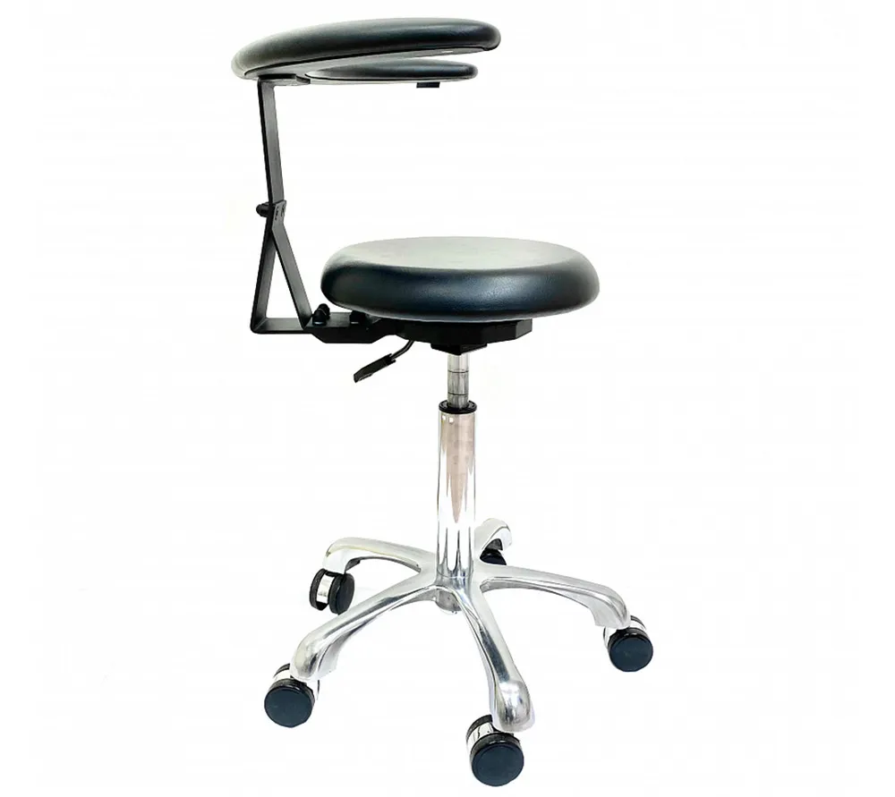 romax 001c стул для врача или ассистента с удлиненным абдоминальным подлокотником  4