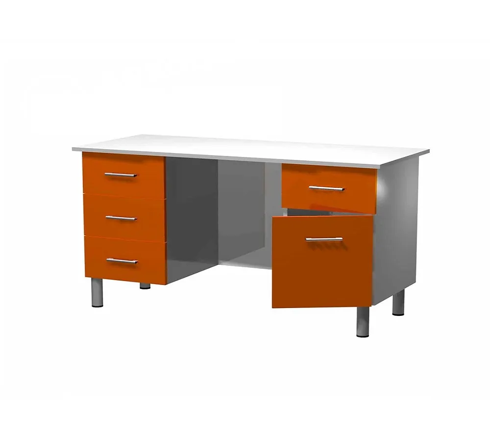 arkodor лдсп ar-ds342 стол двухтумбовый, с дверью, полкой и четырьмя ящиками