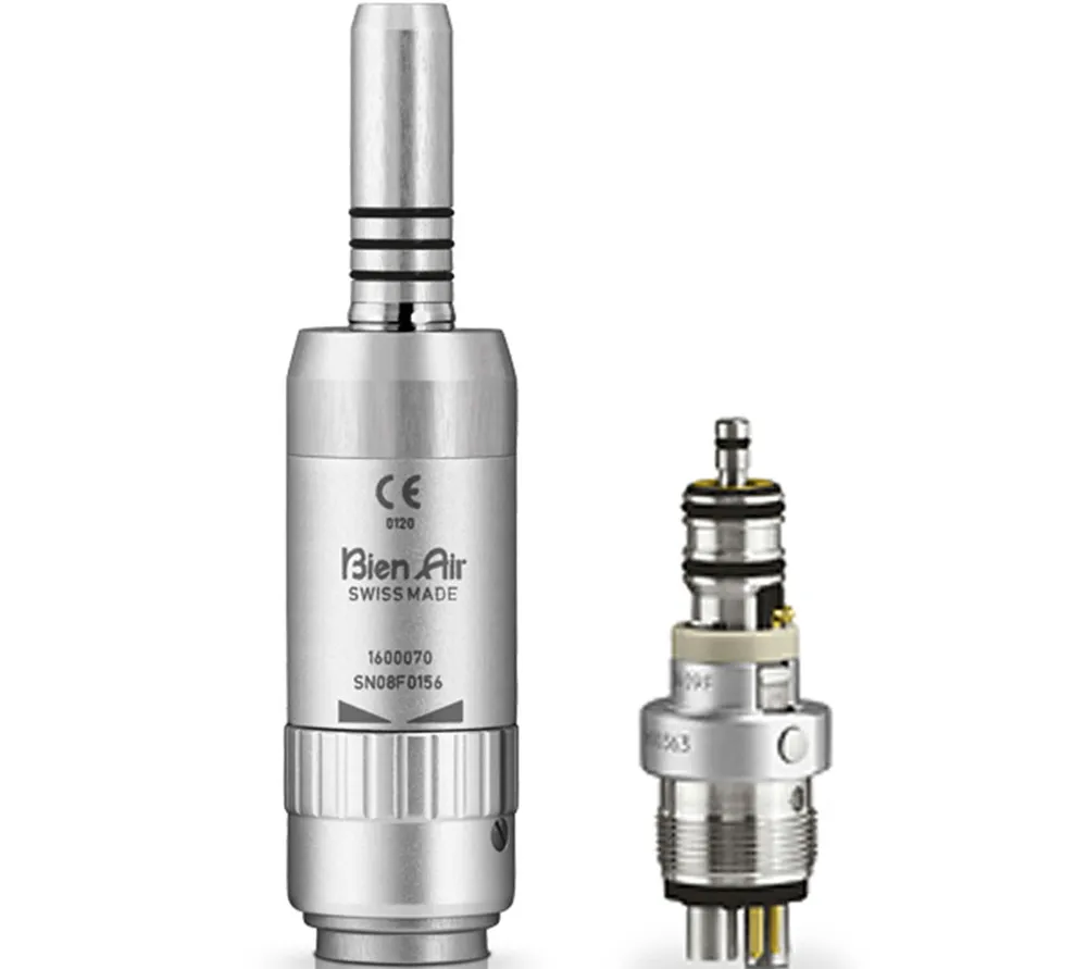 bien-air aquilon 830 пневматический микромотор, без подсветки с 4-х канальным переходником unifix