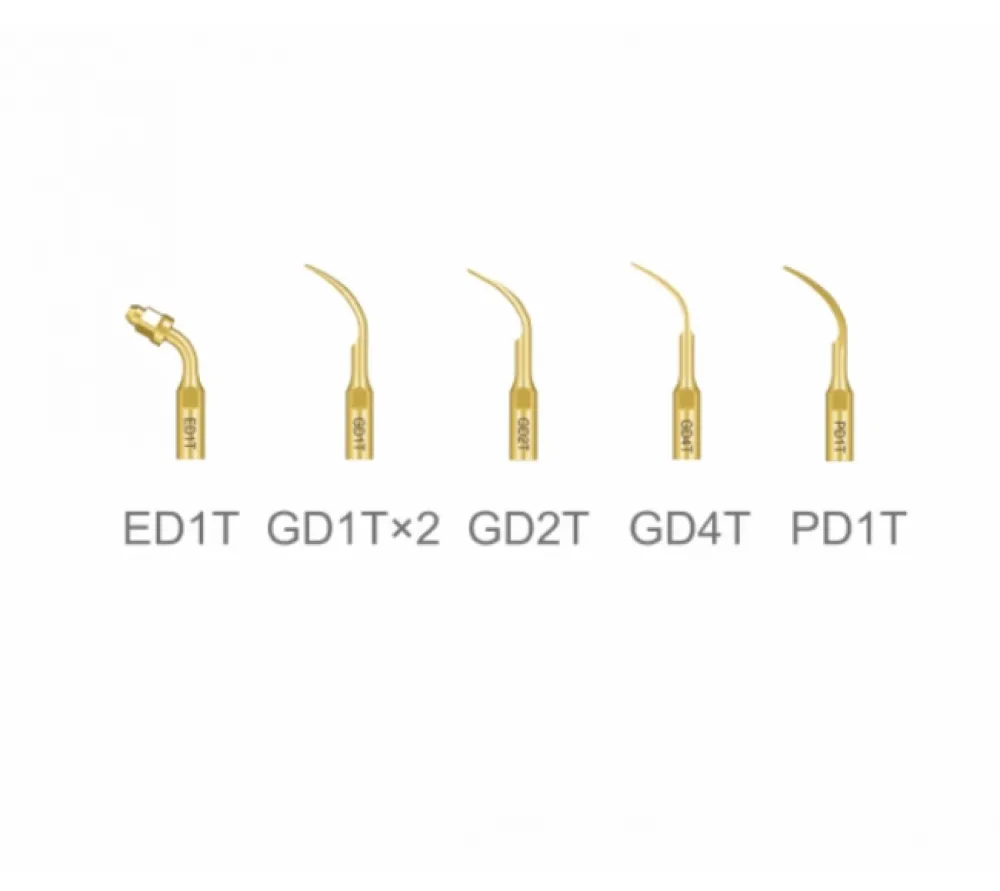 woodpecker d5 led портативный ультразвуковой скалер с фиброоптикой, 6 насадок в комплекте  6