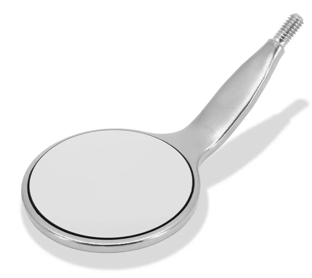 hahnenkratt mega fs rhodium зеркало, 24мм (12 шт в упаковке)