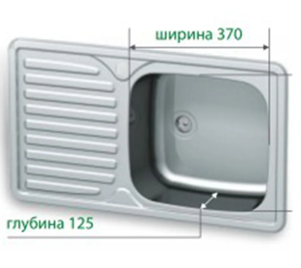 arkodor ar-s33 мойка квадратная с дополнительной рабочей поверхностью