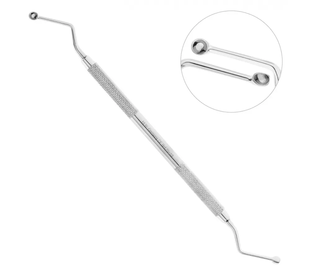 hlw martin ложка кюретажная круглая, 4,0 мм