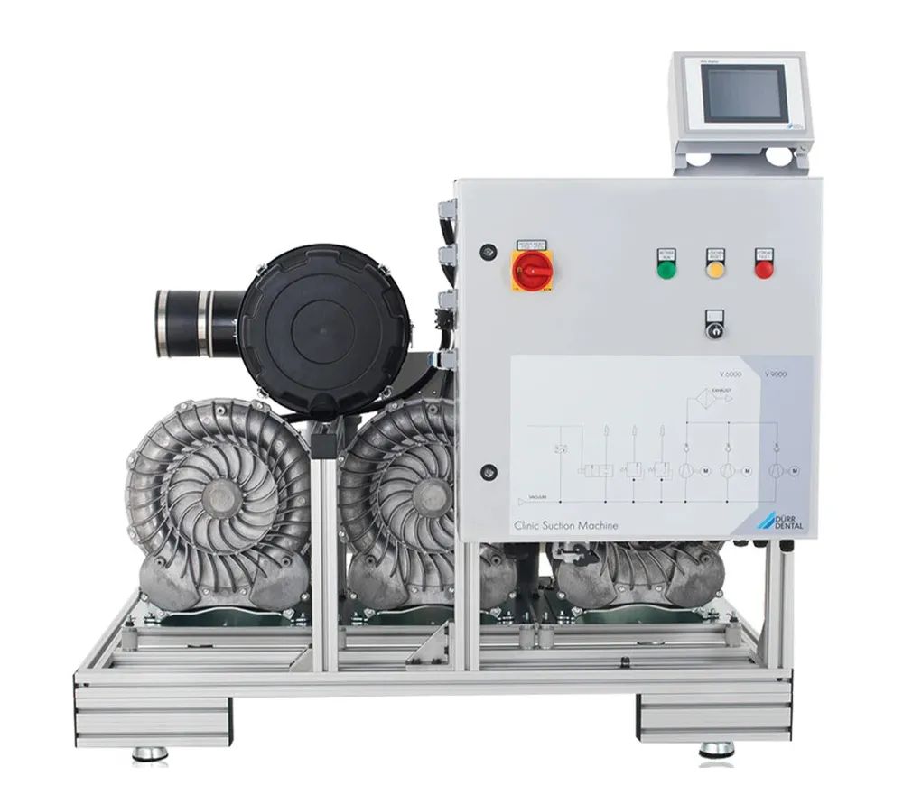 dürr dental v 9000 вакуумная помпа для 50 стоматологических установок, без кожуха