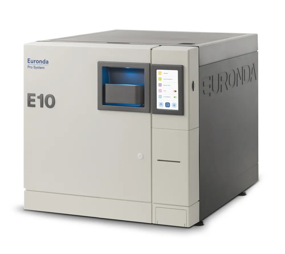 euronda e10 автоматический автоклав класса b с вакуумной помпой и принтером, объем: 18 л
