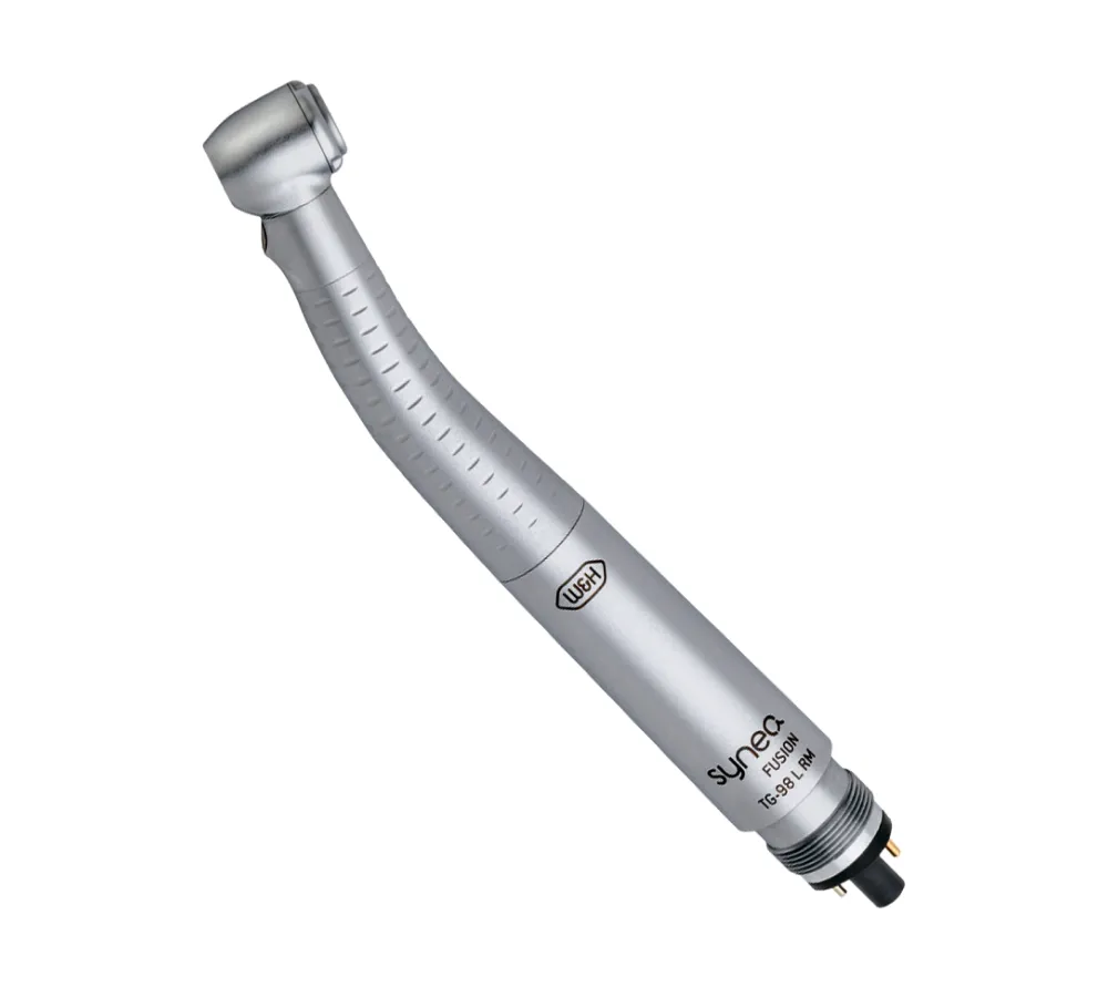 w&h dentalwerk synea fusion tg-98 l rm турбинный наконечник со светом, четырехточечным спреем