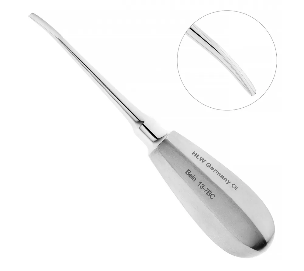 hlw bein элеватор, изогнутый, 3 мм