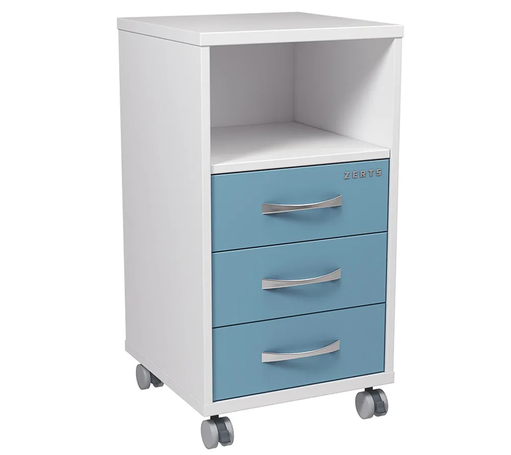 zerts тумба под аппаратуру с 3 ящиками серии acrylat