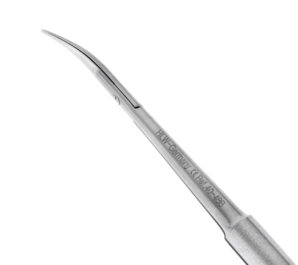 hlw micro schere tc ножницы хирургические изогнутые, 170 мм  4