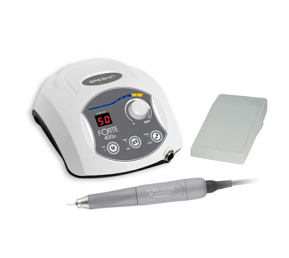 saeshin forte 400a/f100aiii микромотор зуботехнический, бесщёточный  2