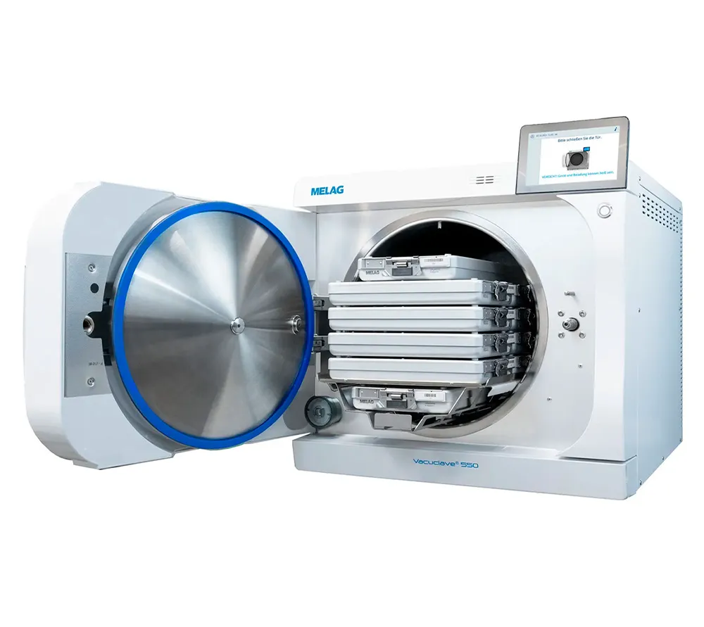 melag vacuclave 550 автоклав класса b, 50 л  2