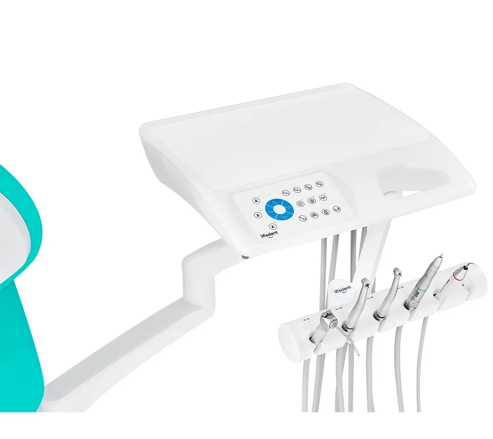 lifedent p3-c lite cтоматологическая установка с нижней подачей  8