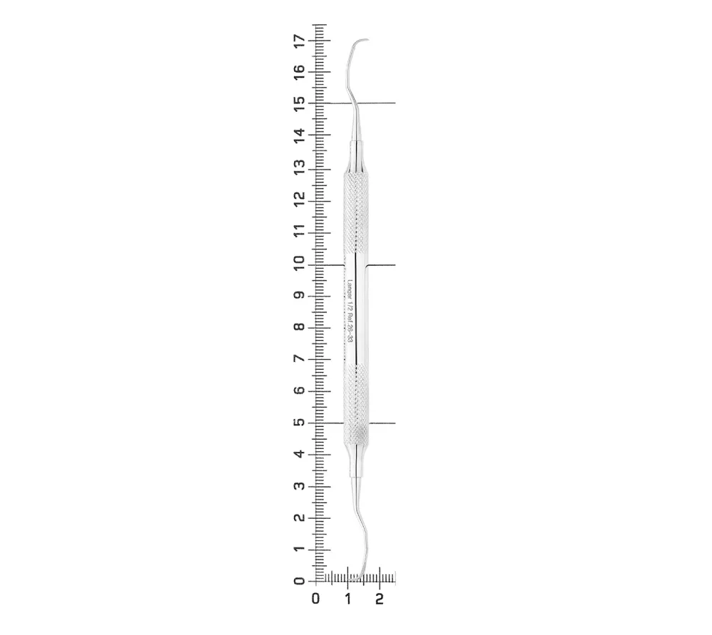 hlw langer кюрета, форма 1/2, ручка диаметр 8 мм  4