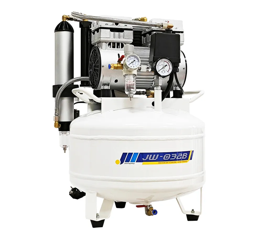 junwei jw-032b (d) воздушный безмасляный компрессор оснащенный осушителем, с ресивером 45 л, 100 л/мин