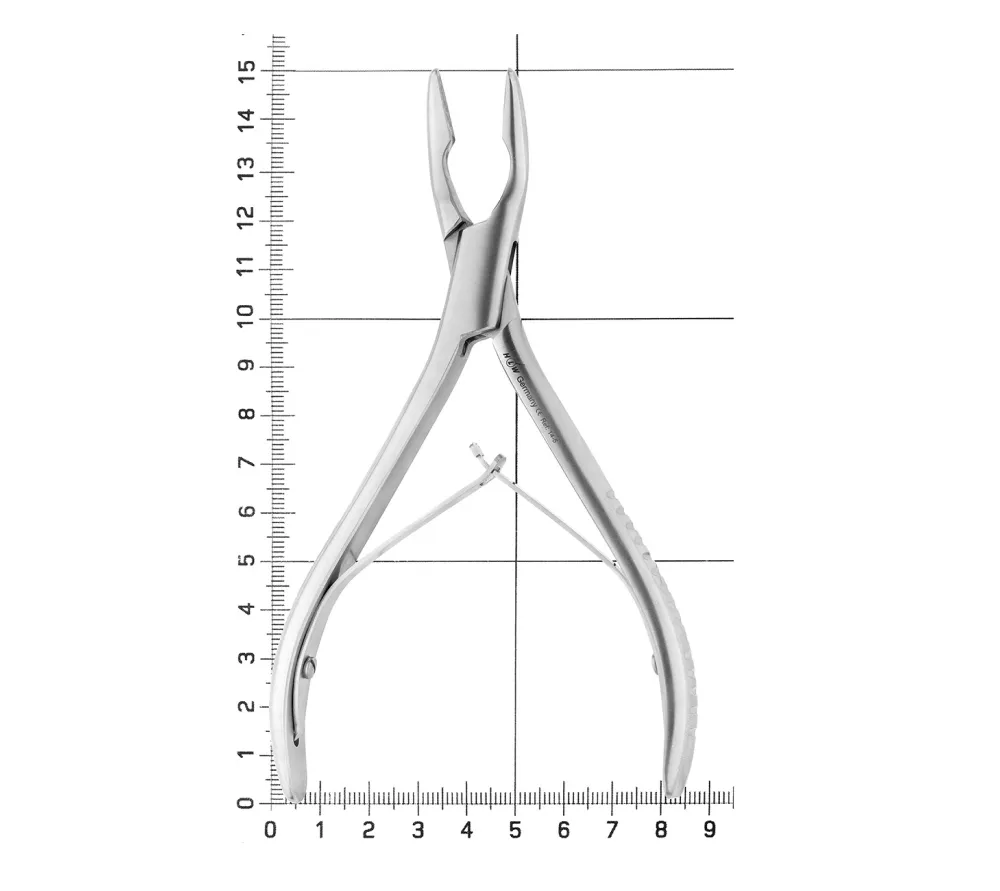 hlw luer кусачки костные 15 см, рабочая часть 4 мм  5