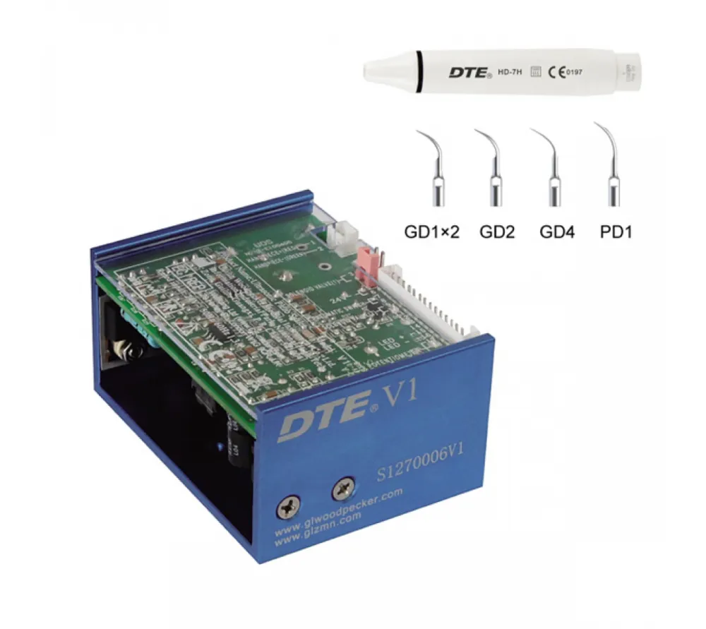woodpecker v1 встраиваемый ультразвуковой скалер, герметичный несъемный наконечник
