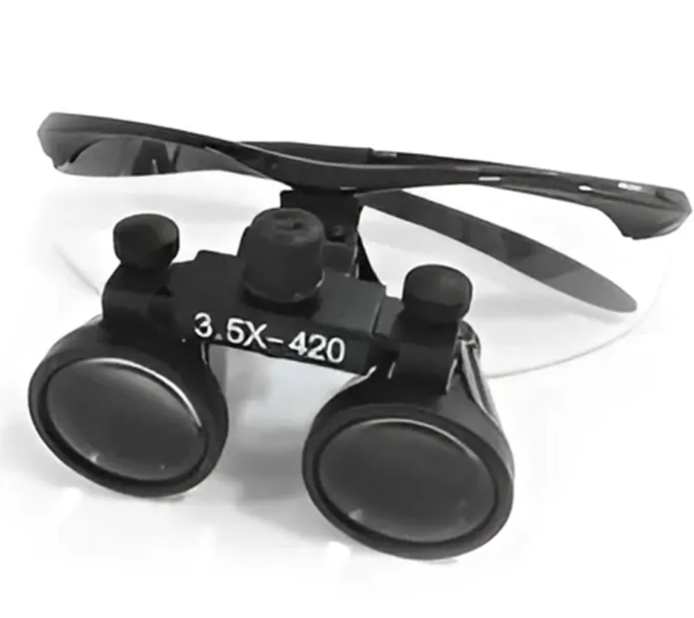 magnifier (bag) лупы бинокулярные с увеличением 3.5х, рабочее состояние 420 мм  2