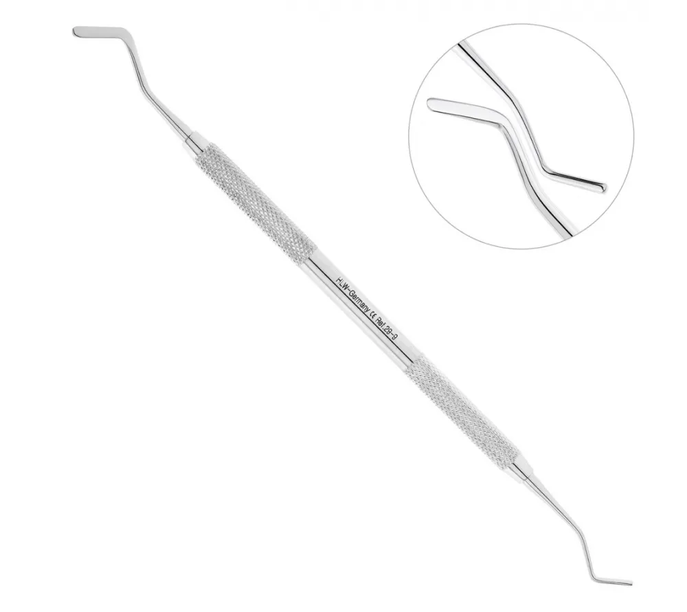 hlw гладилка комбинированная со штопфером, 2,5-1,5 мм